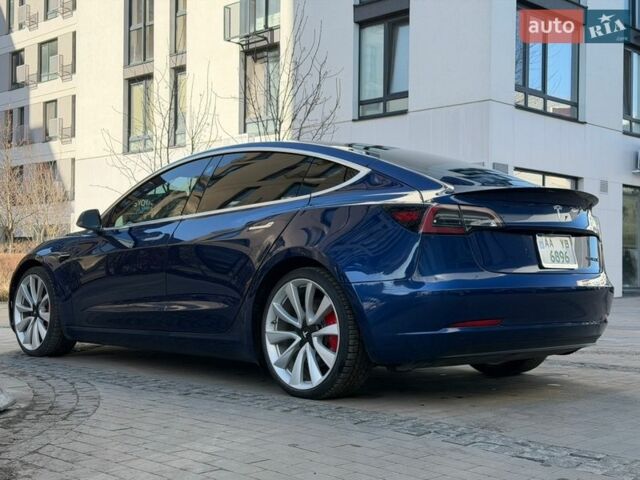 Синий Тесла Модель 3, объемом двигателя 0 л и пробегом 115 тыс. км за 18999 $, фото 8 на Automoto.ua