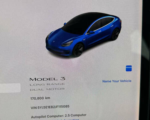 Синий Тесла Модель 3, объемом двигателя 0 л и пробегом 170 тыс. км за 15800 $, фото 10 на Automoto.ua