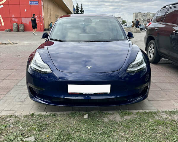 Синий Тесла Модель 3, объемом двигателя 0 л и пробегом 112 тыс. км за 18300 $, фото 3 на Automoto.ua