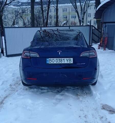 Синий Тесла Модель 3, объемом двигателя 0 л и пробегом 256 тыс. км за 11500 $, фото 3 на Automoto.ua