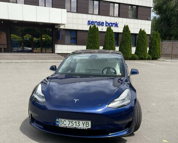Синий Тесла Модель 3, объемом двигателя 0 л и пробегом 149 тыс. км за 22000 $, фото 3 на Automoto.ua