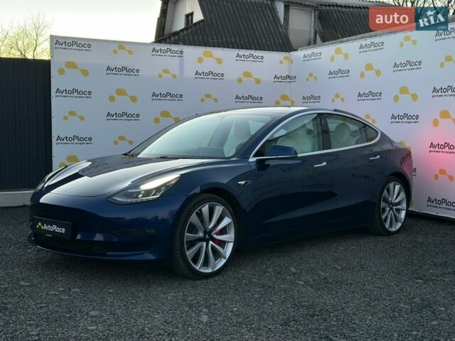 Синий Тесла Модель 3, объемом двигателя 0 л и пробегом 155 тыс. км за 17800 $, фото 6 на Automoto.ua