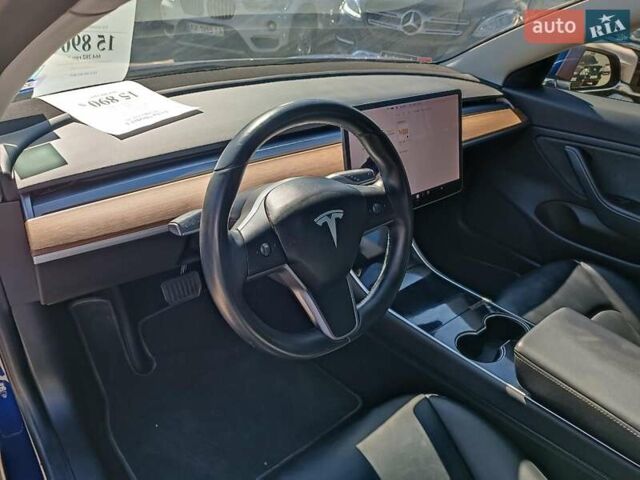 Синій Тесла Модель 3, об'ємом двигуна 0 л та пробігом 71 тис. км за 15840 $, фото 20 на Automoto.ua