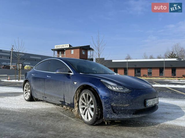 Синий Тесла Модель 3, объемом двигателя 0 л и пробегом 157 тыс. км за 15500 $, фото 1 на Automoto.ua