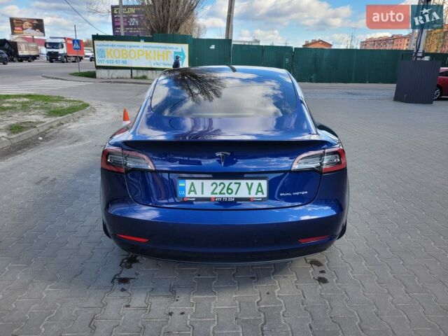 Синий Тесла Модель 3, объемом двигателя 0 л и пробегом 182 тыс. км за 20500 $, фото 4 на Automoto.ua