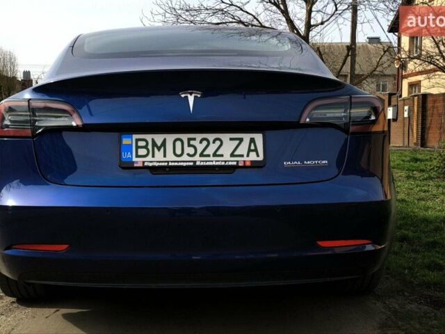 Синий Тесла Модель 3, объемом двигателя 0 л и пробегом 78 тыс. км за 21700 $, фото 8 на Automoto.ua