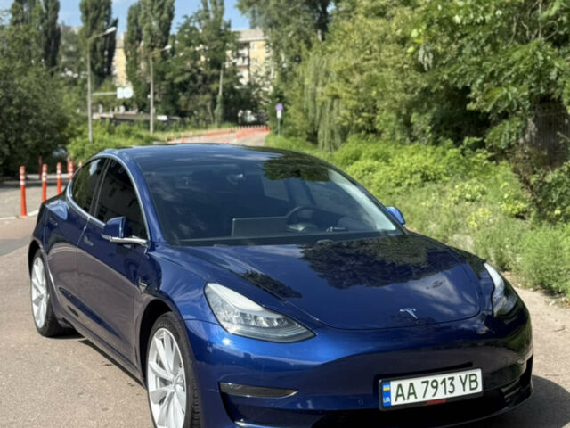 Синий Тесла Модель 3, объемом двигателя 0 л и пробегом 93 тыс. км за 19700 $, фото 3 на Automoto.ua
