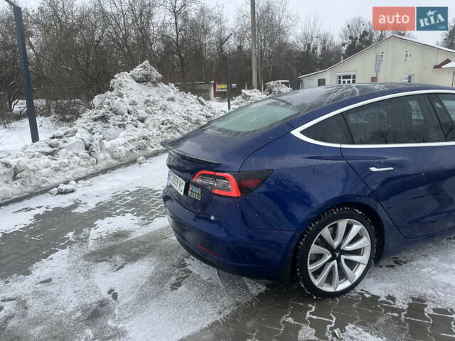 Синий Тесла Модель 3, объемом двигателя 0 л и пробегом 153 тыс. км за 14999 $, фото 3 на Automoto.ua