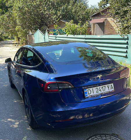 Синий Тесла Модель 3, объемом двигателя 0 л и пробегом 42 тыс. км за 18500 $, фото 3 на Automoto.ua