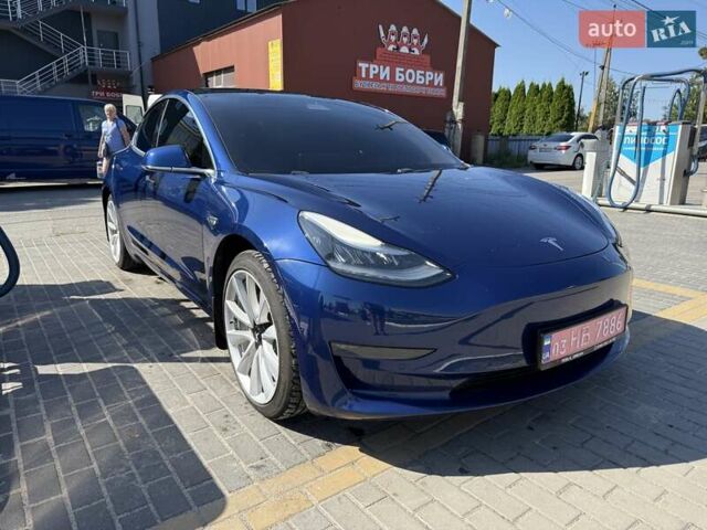 Синий Тесла Модель 3, объемом двигателя 0 л и пробегом 200 тыс. км за 18200 $, фото 1 на Automoto.ua