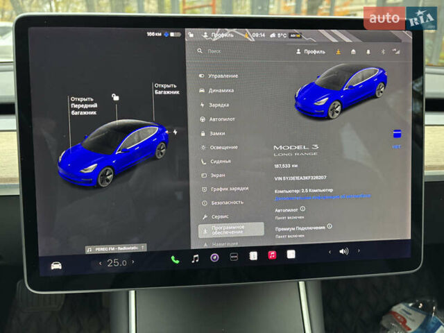 Синій Тесла Модель 3, об'ємом двигуна 0 л та пробігом 187 тис. км за 17000 $, фото 11 на Automoto.ua