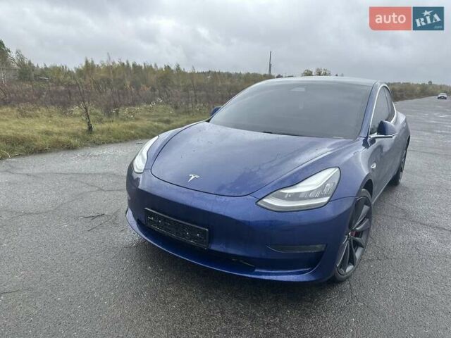 Синий Тесла Модель 3, объемом двигателя 0 л и пробегом 163 тыс. км за 22500 $, фото 10 на Automoto.ua