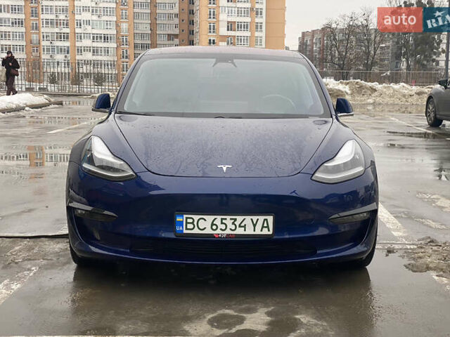 Синий Тесла Модель 3, объемом двигателя 0 л и пробегом 136 тыс. км за 14600 $, фото 1 на Automoto.ua