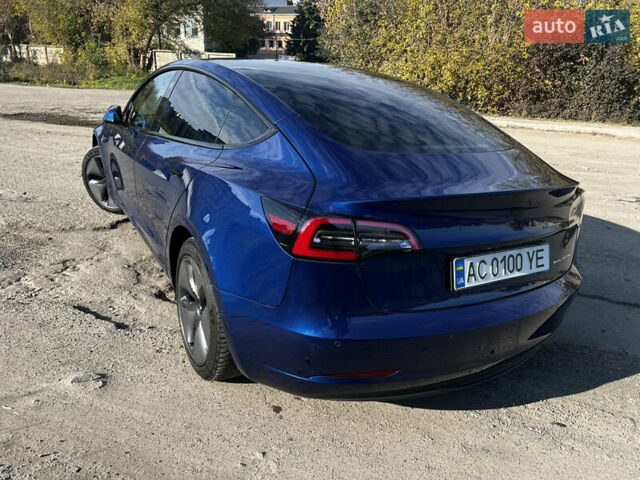 Синий Тесла Модель 3, объемом двигателя 0 л и пробегом 93 тыс. км за 21000 $, фото 2 на Automoto.ua