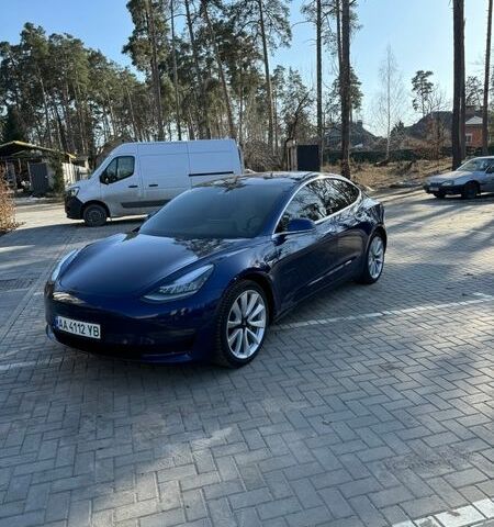 Синий Тесла Модель 3, объемом двигателя 0 л и пробегом 65 тыс. км за 18900 $, фото 4 на Automoto.ua