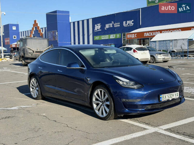 Синий Тесла Модель 3, объемом двигателя 0 л и пробегом 156 тыс. км за 14500 $, фото 2 на Automoto.ua