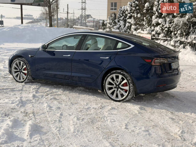 Синий Тесла Модель 3, объемом двигателя 0 л и пробегом 135 тыс. км за 21000 $, фото 3 на Automoto.ua