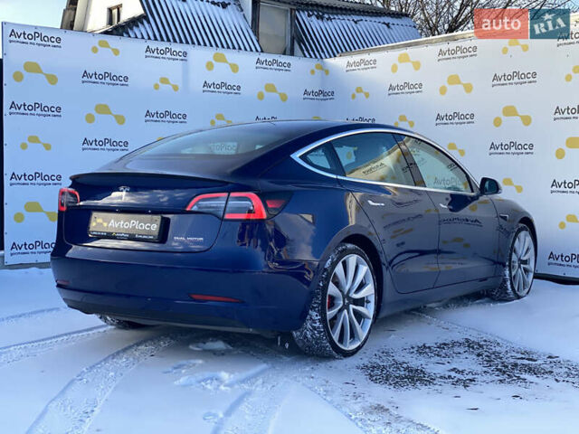 Синий Тесла Модель 3, объемом двигателя 0 л и пробегом 155 тыс. км за 17800 $, фото 3 на Automoto.ua