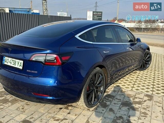 Синій Тесла Модель 3, об'ємом двигуна 0 л та пробігом 108 тис. км за 19100 $, фото 2 на Automoto.ua