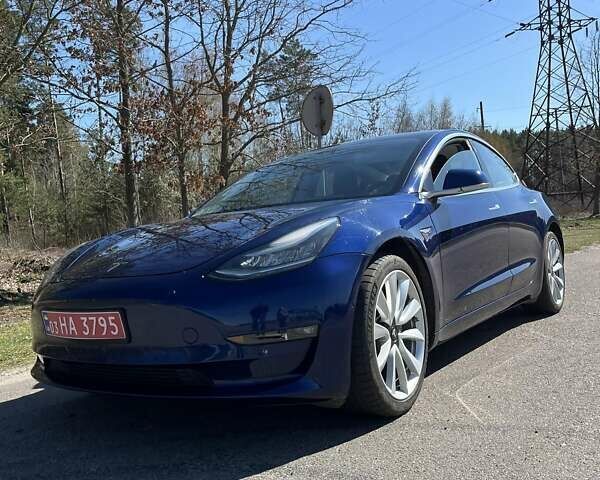 Синій Тесла Модель 3, об'ємом двигуна 0 л та пробігом 75 тис. км за 17300 $, фото 2 на Automoto.ua