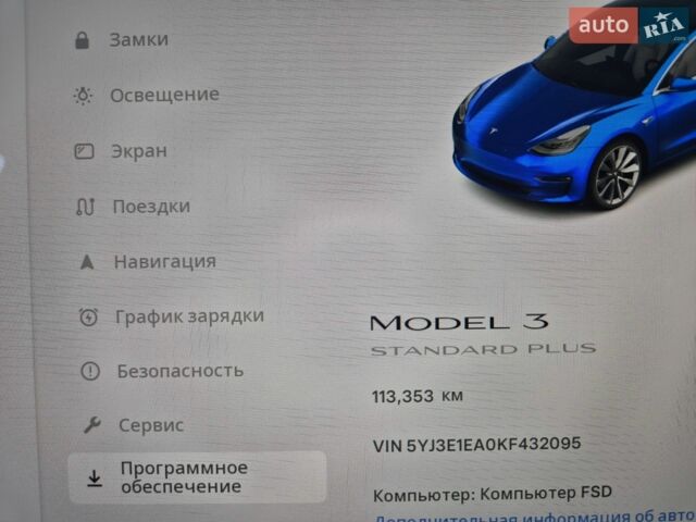 Синий Тесла Модель 3, объемом двигателя 0 л и пробегом 115 тыс. км за 17500 $, фото 19 на Automoto.ua