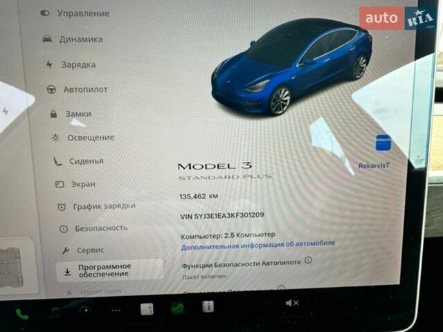 Синій Тесла Модель 3, об'ємом двигуна 0 л та пробігом 135 тис. км за 15500 $, фото 22 на Automoto.ua