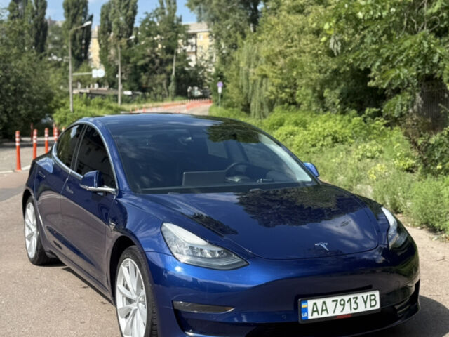 Синий Тесла Модель 3, объемом двигателя 0 л и пробегом 93 тыс. км за 20000 $, фото 3 на Automoto.ua