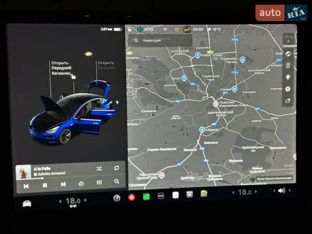 Синий Тесла Модель 3, объемом двигателя 0 л и пробегом 140 тыс. км за 15400 $, фото 11 на Automoto.ua