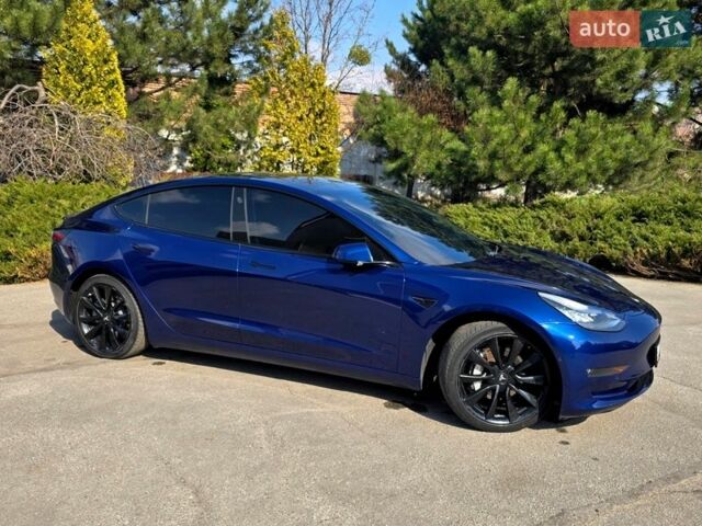 Синій Тесла Модель 3, об'ємом двигуна 0 л та пробігом 76 тис. км за 16700 $, фото 2 на Automoto.ua