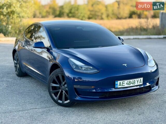 Синий Тесла Модель 3, объемом двигателя 0 л и пробегом 128 тыс. км за 13500 $, фото 4 на Automoto.ua