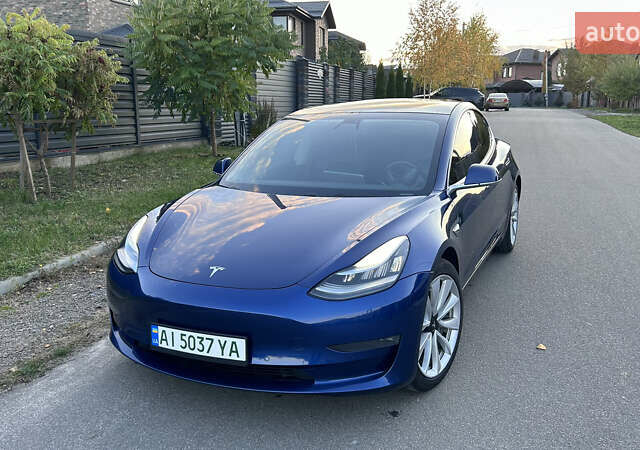 Синій Тесла Модель 3, об'ємом двигуна 0 л та пробігом 190 тис. км за 17500 $, фото 1 на Automoto.ua