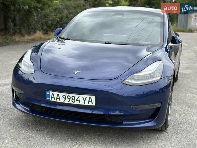 Синий Тесла Модель 3, объемом двигателя 0 л и пробегом 75 тыс. км за 21600 $, фото 2 на Automoto.ua