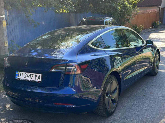 Синий Тесла Модель 3, объемом двигателя 0 л и пробегом 46 тыс. км за 18000 $, фото 2 на Automoto.ua