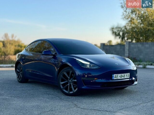 Синий Тесла Модель 3, объемом двигателя 0 л и пробегом 128 тыс. км за 13500 $, фото 3 на Automoto.ua