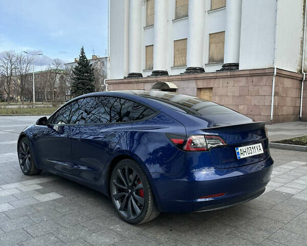 Синий Тесла Модель 3, объемом двигателя 0 л и пробегом 102 тыс. км за 18999 $, фото 5 на Automoto.ua
