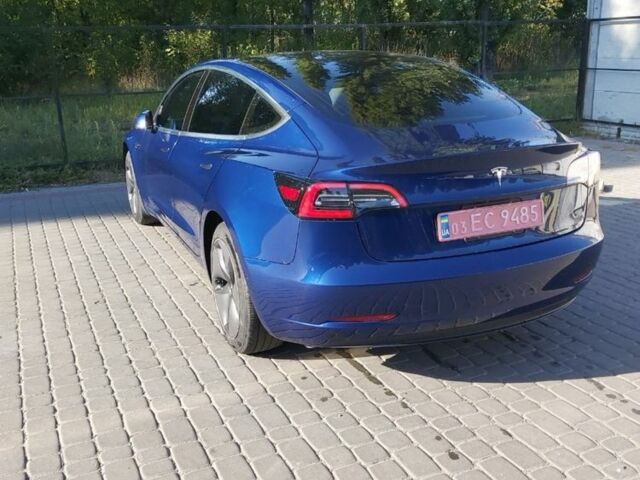 Синий Тесла Модель 3, объемом двигателя 0 л и пробегом 46 тыс. км за 423 $, фото 1 на Automoto.ua