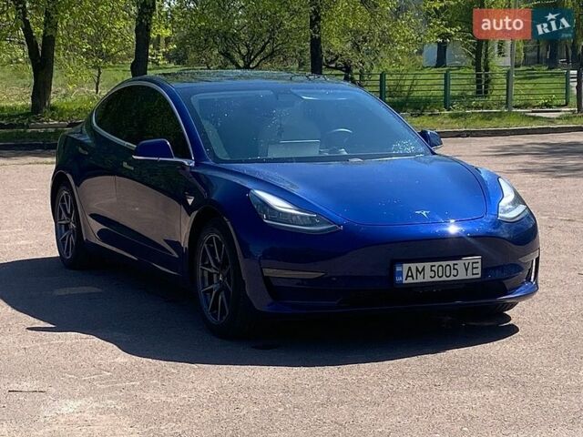 Синий Тесла Модель 3, объемом двигателя 0 л и пробегом 146 тыс. км за 19400 $, фото 2 на Automoto.ua