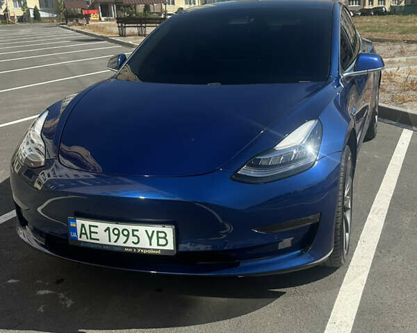 Синий Тесла Модель 3, объемом двигателя 0 л и пробегом 69 тыс. км за 20999 $, фото 1 на Automoto.ua