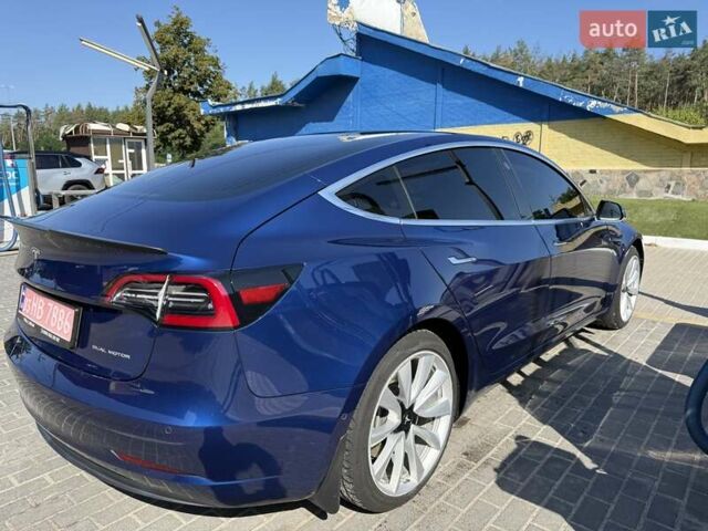 Синий Тесла Модель 3, объемом двигателя 0 л и пробегом 200 тыс. км за 18200 $, фото 2 на Automoto.ua