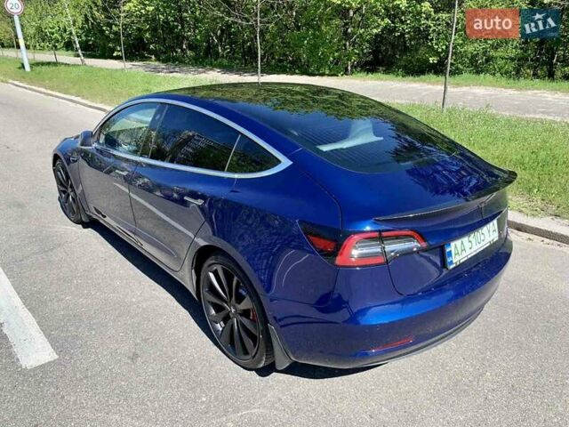 Синій Тесла Модель 3, об'ємом двигуна 0 л та пробігом 58 тис. км за 19000 $, фото 8 на Automoto.ua