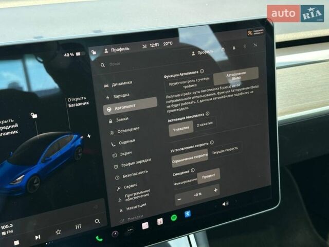 Синий Тесла Модель 3, объемом двигателя 0 л и пробегом 70 тыс. км за 18900 $, фото 24 на Automoto.ua