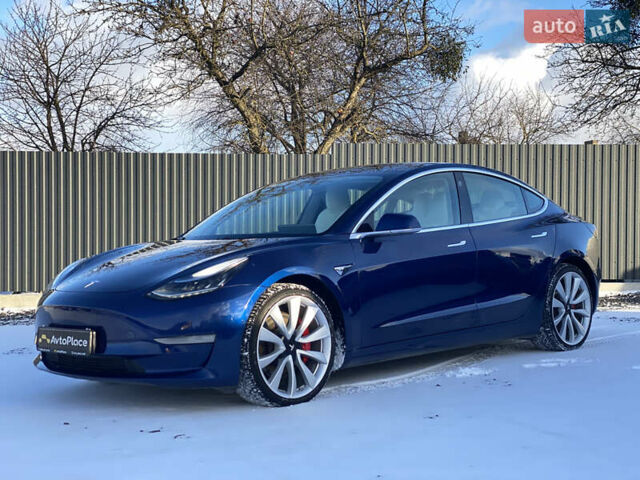 Синий Тесла Модель 3, объемом двигателя 0 л и пробегом 155 тыс. км за 17800 $, фото 74 на Automoto.ua