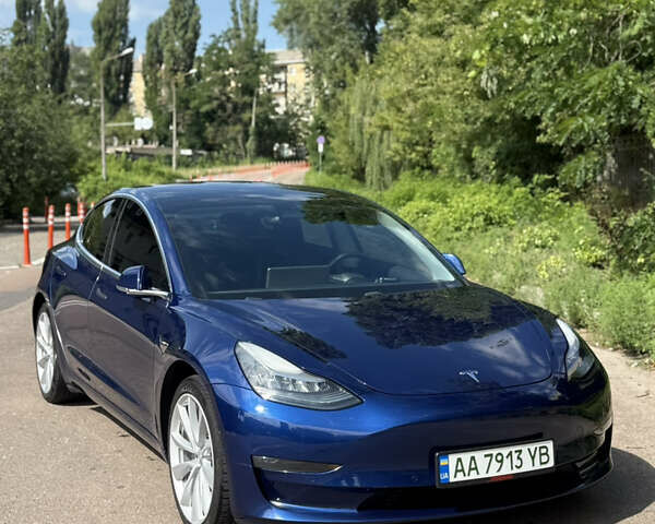 Синий Тесла Модель 3, объемом двигателя 0 л и пробегом 93 тыс. км за 21800 $, фото 3 на Automoto.ua