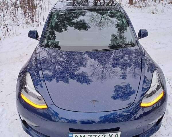 Синій Тесла Модель 3, об'ємом двигуна 0 л та пробігом 122 тис. км за 19800 $, фото 1 на Automoto.ua