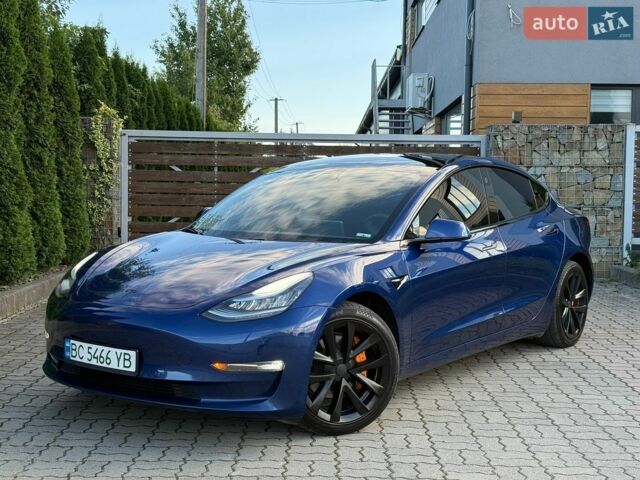 Синий Тесла Модель 3, объемом двигателя 0 л и пробегом 89 тыс. км за 17500 $, фото 1 на Automoto.ua