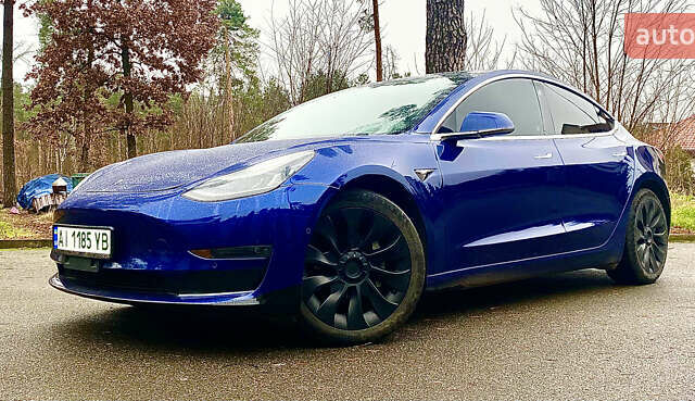 Синій Тесла Модель 3, об'ємом двигуна 0 л та пробігом 109 тис. км за 16999 $, фото 2 на Automoto.ua