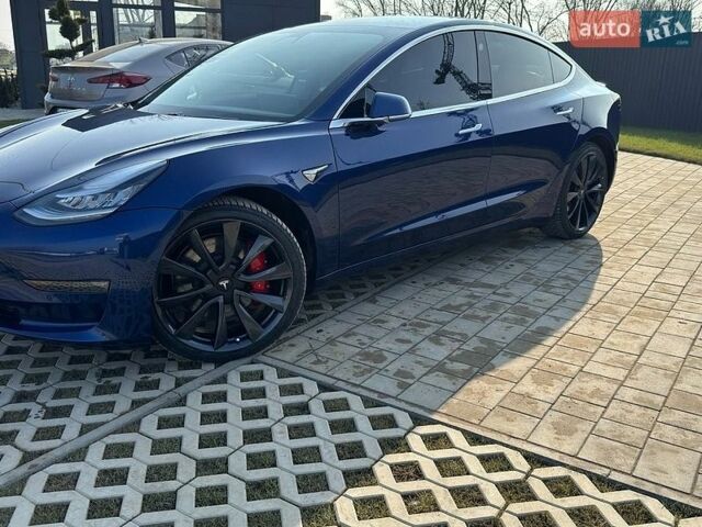 Синій Тесла Модель 3, об'ємом двигуна 0 л та пробігом 108 тис. км за 19100 $, фото 1 на Automoto.ua