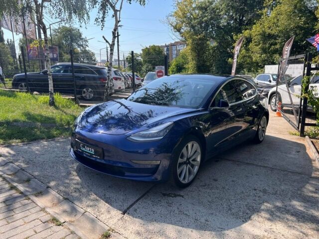 Синий Тесла Модель 3, объемом двигателя 0 л и пробегом 55 тыс. км за 19000 $, фото 2 на Automoto.ua