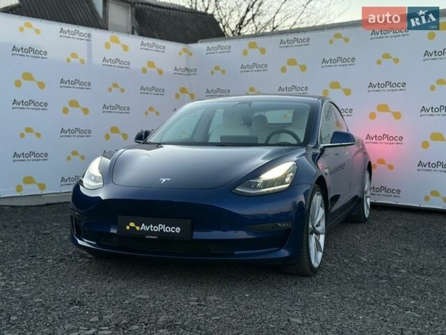 Синий Тесла Модель 3, объемом двигателя 0 л и пробегом 155 тыс. км за 17800 $, фото 1 на Automoto.ua