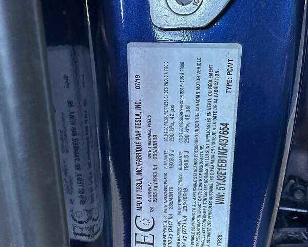Синій Тесла Модель 3, об'ємом двигуна 0 л та пробігом 92 тис. км за 28499 $, фото 16 на Automoto.ua